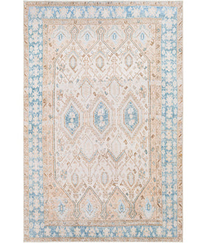 Leilani washable area rug - Beige / Rectangle / 2x3 - Area