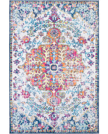 Liali washable area rug - Multi / Blue / Rectangle / 2x3