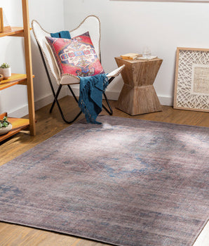 Lotus washable area rug - Area Rugs