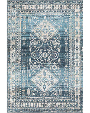 Maisy washable area rug - Ink Blue / Rectangle / 5x7 - Area