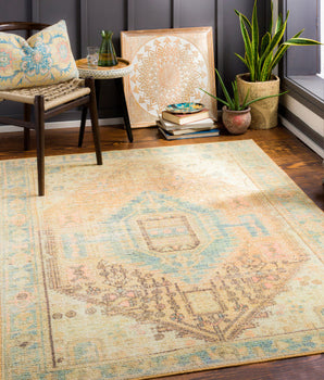 Manal washable area rug - Area Rugs