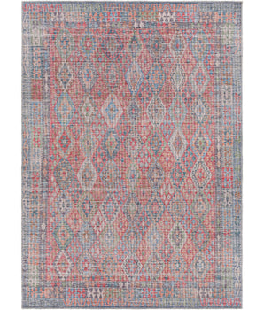 Mani washable area rug - Red / Rectangle / 5x7 - Area Rugs