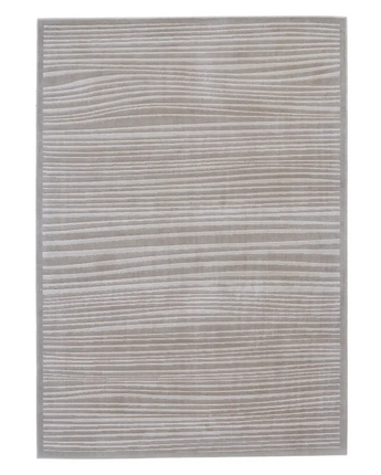 Melina modern contemporary rug - Beige / Silver / Rectangle