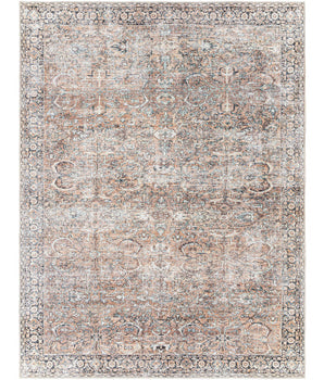 Milan washable area rug - Beige / Multi / Rectangle / 5x7