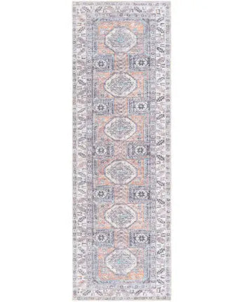 Mirabelle washable area rug - Blue / Runner / 2’7’’ x