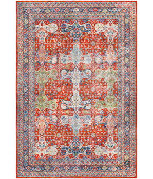 Miray washable area rug - Red / Rectangle / 3x4 - Area Rugs