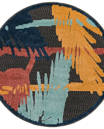 Modern belize outdoor ambergris rug - Charcoal / 3’