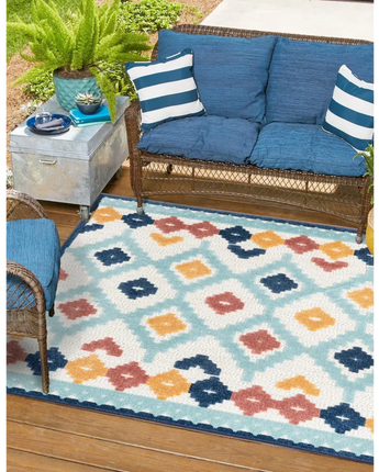 Modern belize outdoor sarstoon rug - Area Rugs