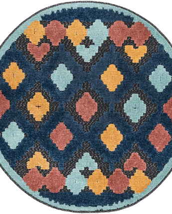 Modern belize outdoor sarstoon rug - Charcoal / 3’