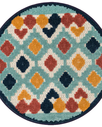 Modern belize outdoor sarstoon rug - Ivory / 3’ 3’’ x