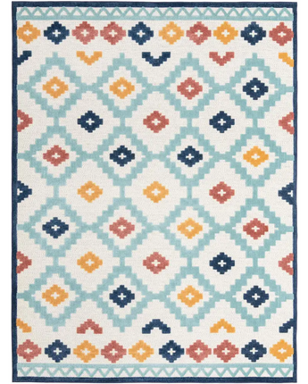 Modern belize outdoor sarstoon rug - Ivory / 9’ 0’’ x