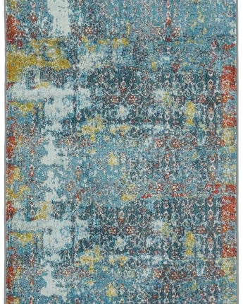 Modern designed alamar baracoa rug - Blue / Runner / 2’ 2