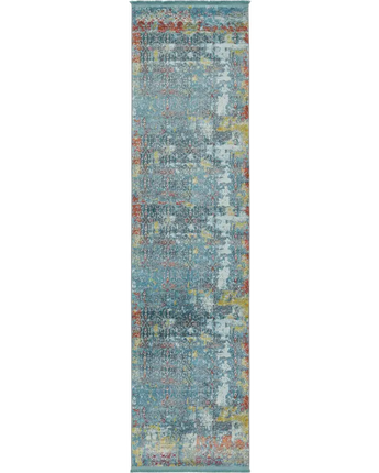 Modern designed alamar baracoa rug - Blue / Runner / 2’ 7