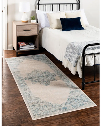 Modern designed paris fremont rug - Beige / Runner / 2’ 7