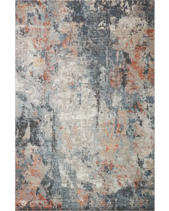 Modern maeve rug - Gray / Apricot / Rectangle / 2’0’’