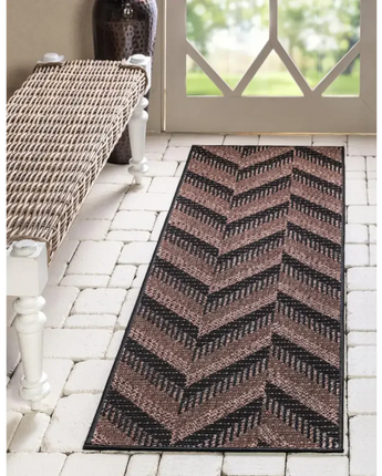 Modern outdoor modern chevron rug - Area Rugs