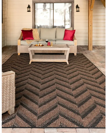 Modern outdoor modern chevron rug - Area Rugs