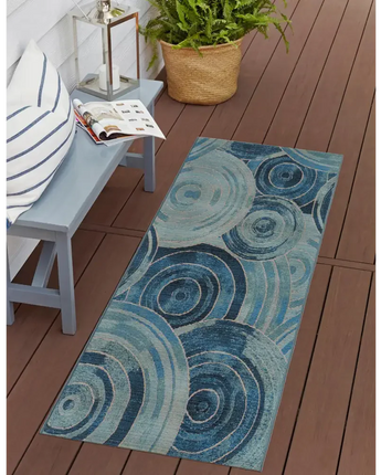 Modern outdoor modern rippling rug - Area Rugs