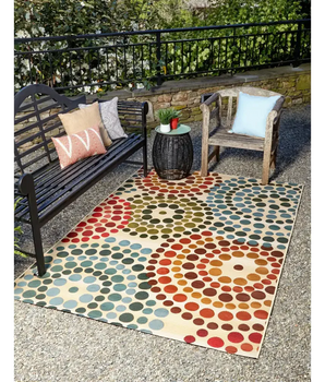 Modern outdoor modern spark rug - Area Rugs