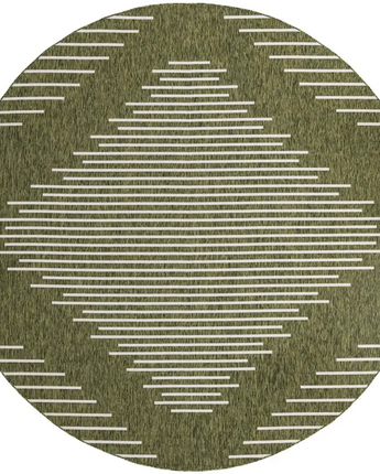 Modern outdoor modern tambor rug - Green / 13’ 0’’ x