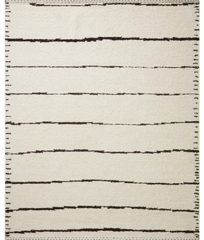 Modern roman rug - White / Black / Rectangle / 2’0’’