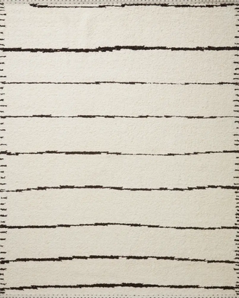 Modern roman rug - White / Black / Rectangle / 2’0’’