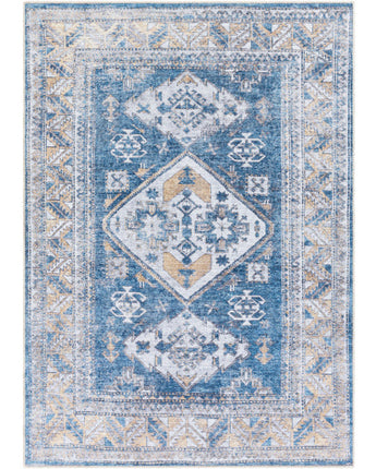 Noémie washable area rug - Dark Blue / Rectangle / 2x3