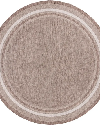 Outdoor outdoor border soft border rug - Brown / 13’