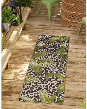 Outdoor outdoor botanical andromeda rug - Area Rugs