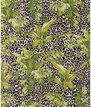 Outdoor outdoor botanical andromeda rug - Green / 10’