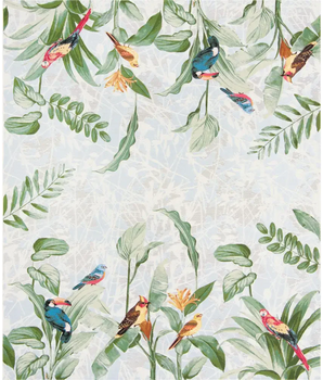 Outdoor outdoor botanical chanticleer rug - Multi / 10’