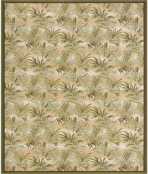 Outdoor outdoor botanical keukenhof rug - Green / 10’