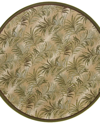 Outdoor outdoor botanical keukenhof rug - Green / 7’