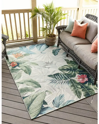 Outdoor outdoor botanical kula rug - Area Rugs