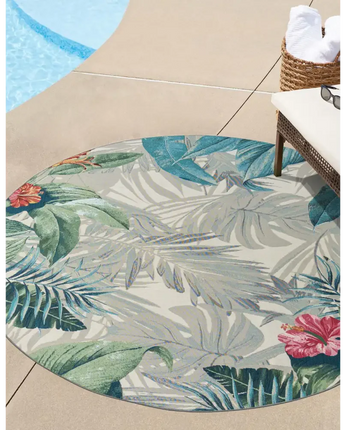 Outdoor outdoor botanical kula rug - Area Rugs