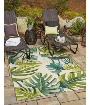 Outdoor outdoor botanical longwood rug - Area Rugs