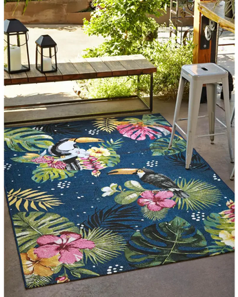 Outdoor outdoor botanical phipps rug - Area Rugs