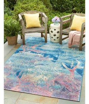 Outdoor outdoor coastal edgartown rug - Area Rugs