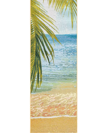 Outdoor outdoor coastal provincetown rug - Multi / 2’