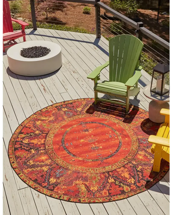 Outdoor outdoor tribal quepos rug - Area Rugs