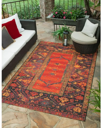 Outdoor outdoor tribal quepos rug - Area Rugs