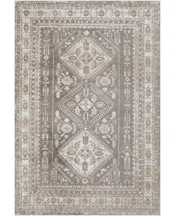 Patras washable area rug - Brown / Rectangle / 5x7 - Area