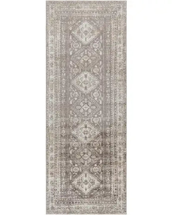 Patras washable area rug - Brown / Runner / 2’7’’ x