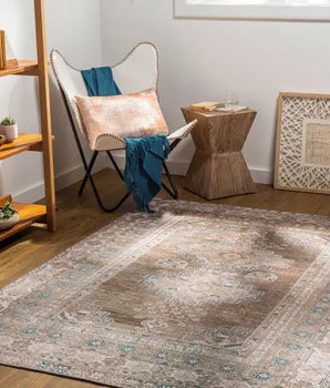 Pistil washable area rug - Area Rugs