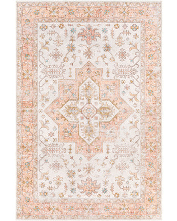 Primrose washable area rug - Beige / Pink / Rectangle / 2x3