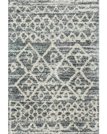 Quincy rug - Dark Gray / Beige / Rectangle / 5’3’’ x