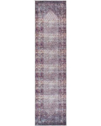 Rafya washable area rug - Plum Purple / Runner