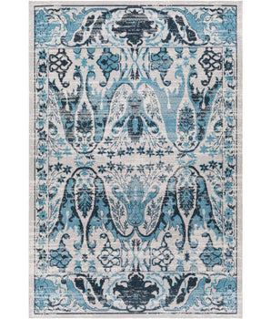 Rosalie washable area rug - Ink Blue / Rectangle / 5x7