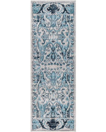 Rosalie washable area rug - Ink Blue / Runner / 2’7’’