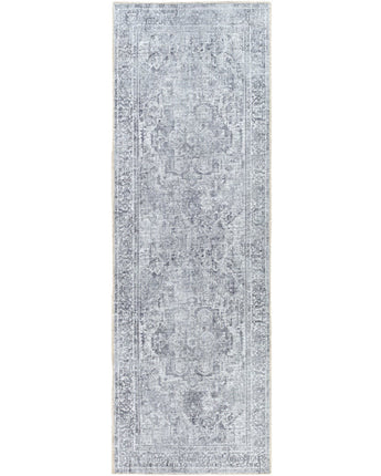 Rue de rivoli washable area rug - Light Gray / Runner